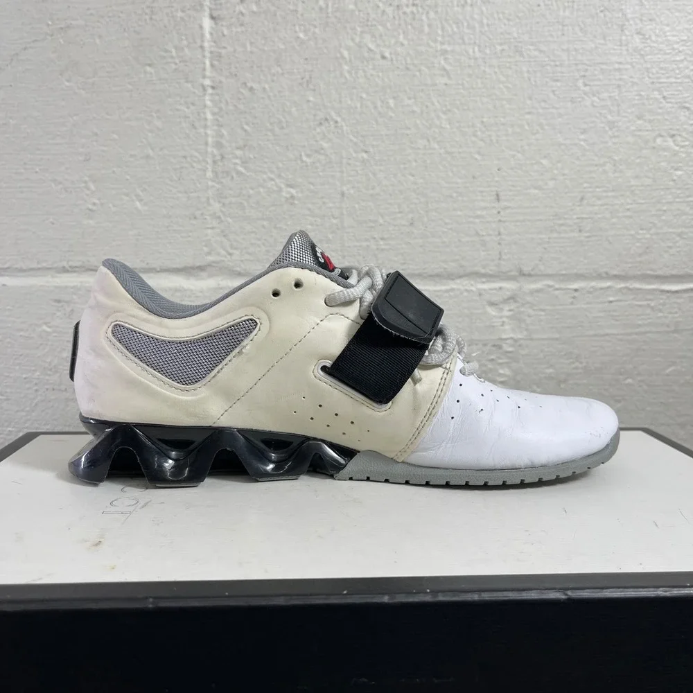 Reebok CrossFit U-Form J85209 White‎ Black Weightlifting Shoes Women's 7 US